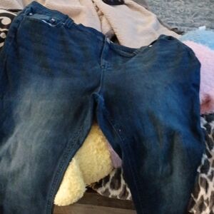 Dark Blue Denim Jeans